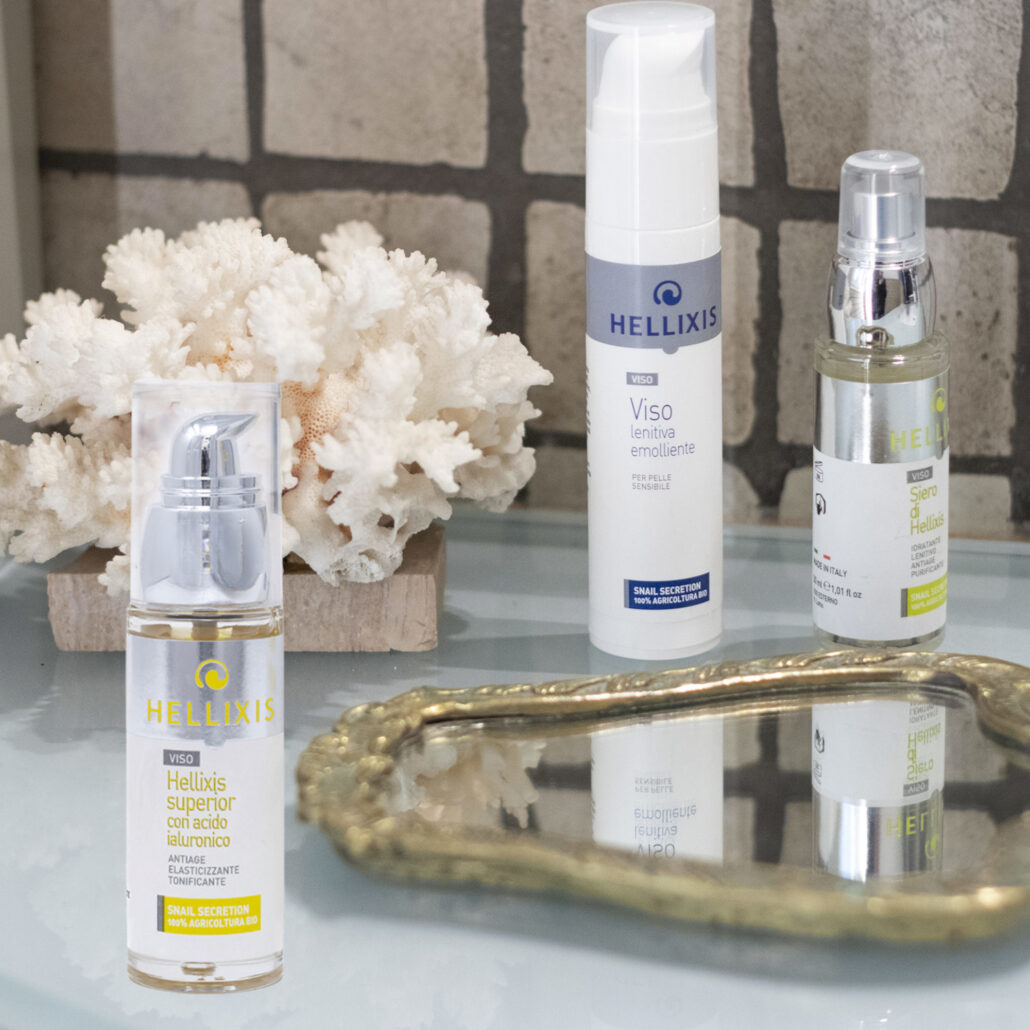Hellixis Linea viso kit pelle secca e disidratata